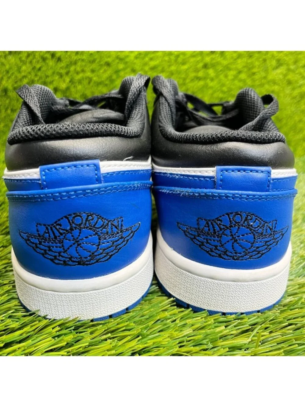 Nike Air Jordan 1 Low Mens Size 8 Blue Black Athletic Lifestyle Shoes Sneakers